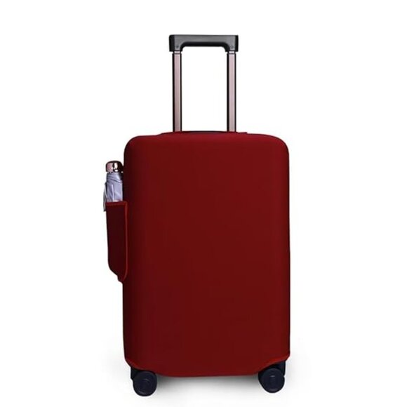 Handbags - NWOT Burgundy Luggage Cover Durable Suitcase Protection Cover Travel Fits 19-29"